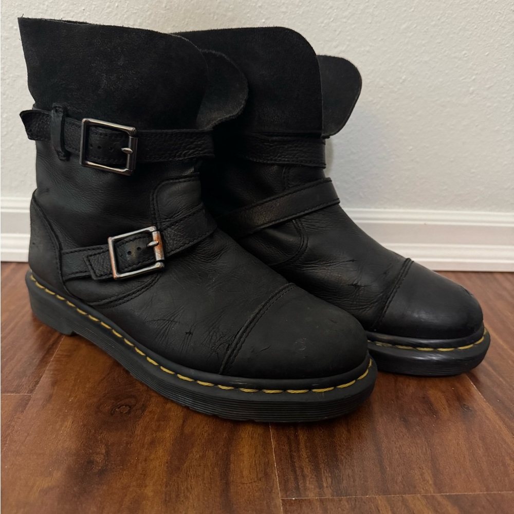 Dr. Martens Black Combat Boots